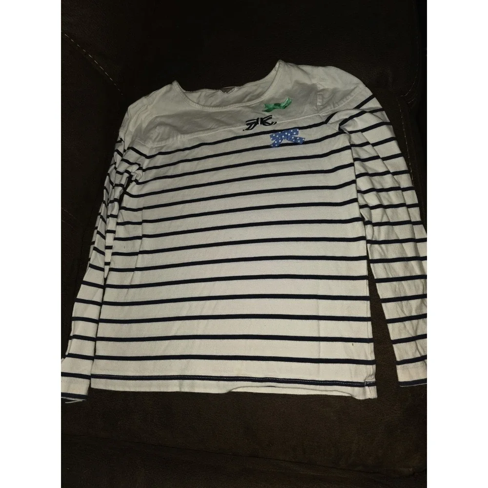 Gymboree spring‎ prep striped top size 10 floral skirt size 8